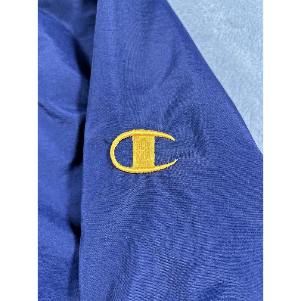 Vintage Champion Michigan Wolverines Medium Football Full Zip Hooded Jacket - Picture 3 of 13